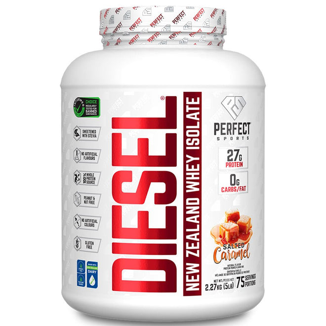 Perfect Sports DIESEL (New Zealand Whey Protein Isolate), 5lb