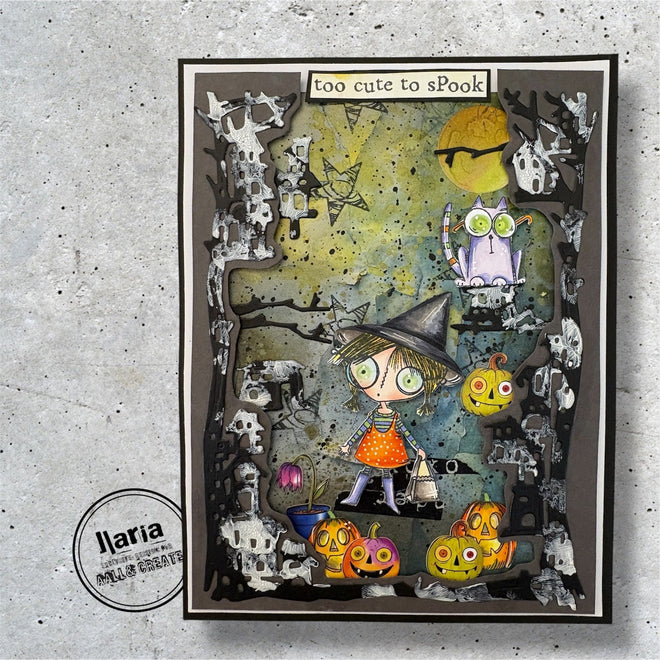 AALL and Create - A7 Stamp Set - Too Cute Spook
