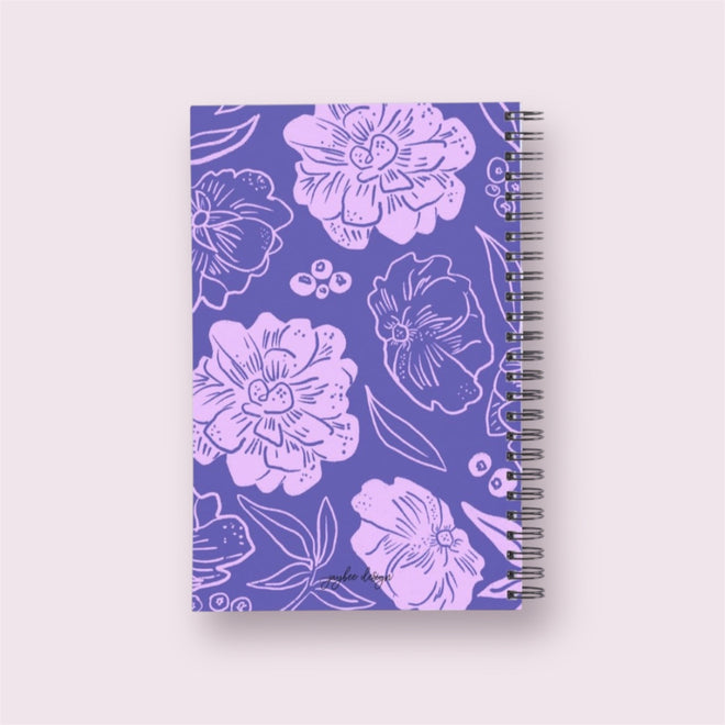 Purple Fields Notebook
