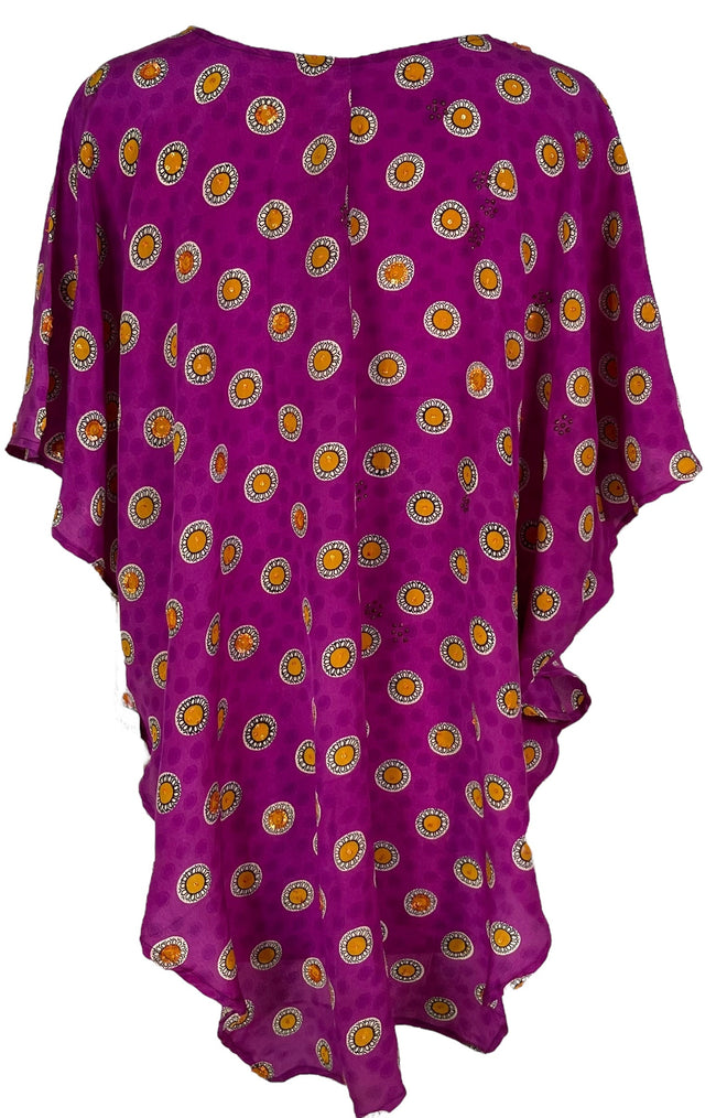 PRC6976 Avatar Pure Silk Waterfall Top