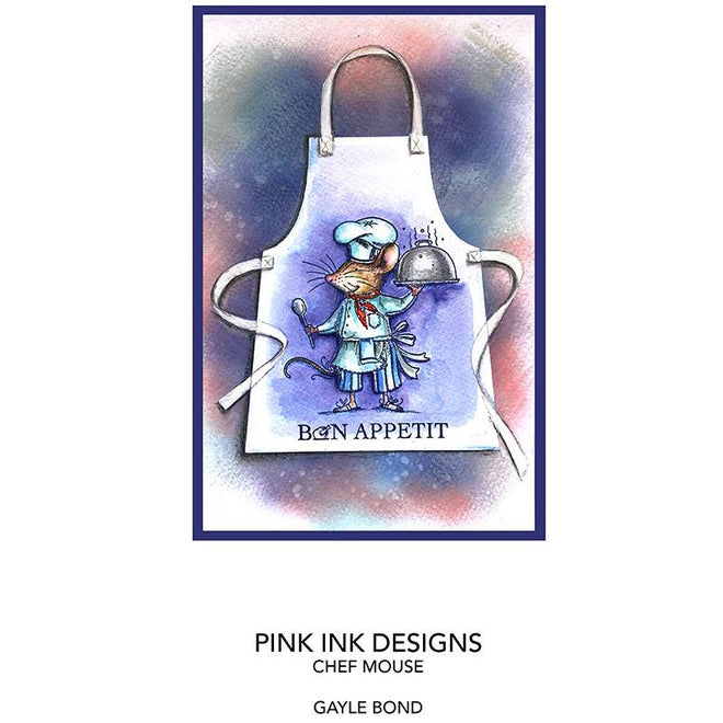 Pink Ink Designs Chef Mouse A7 Clear Stamp