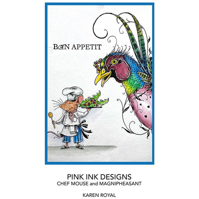 Pink Ink Designs Chef Mouse A7 Clear Stamp