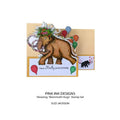 Pink Ink Designs Mammoth Hugs 6 in x 8 in Clear Stamp Set