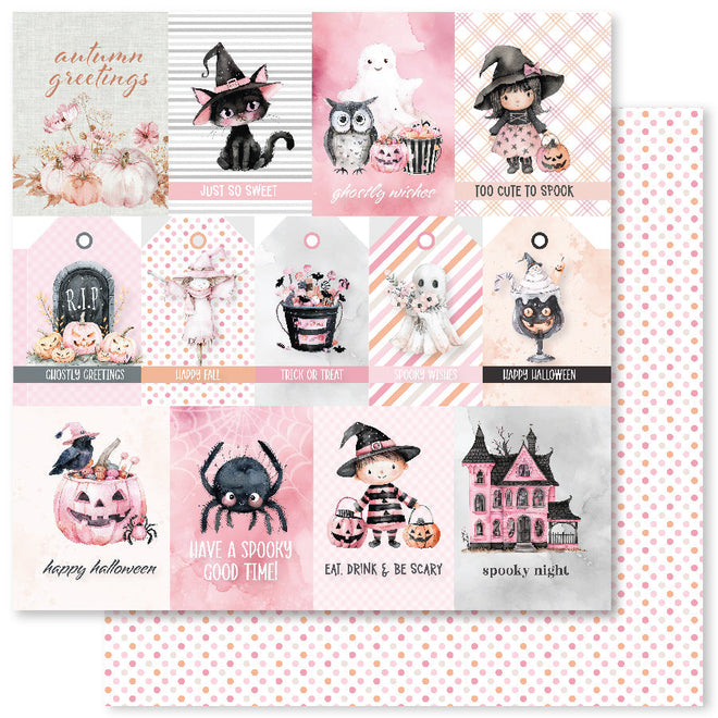 Pink Halloween A 12x12 Paper (12pc Bulk Pack) 32799