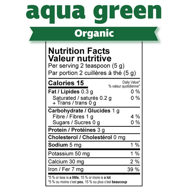 Prairie Naturals ORGANIC AQUA GREENS, 200g