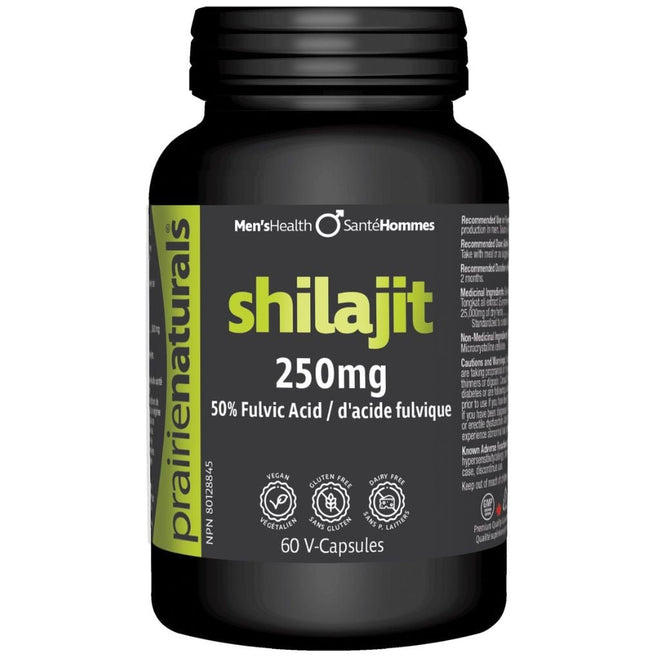 Prairie Naturals SHILAJIT 250mg, 60 VCaps