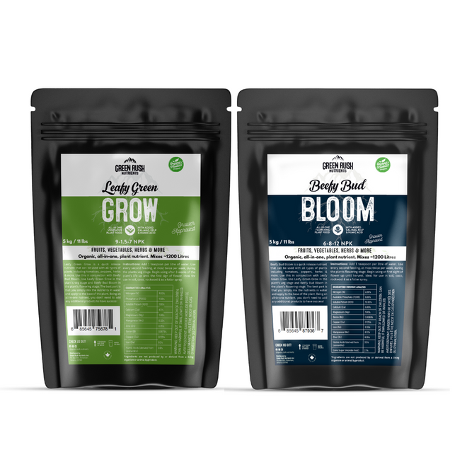 Veg To Harvest Pack: Leafy Green Grow & Beefy Bud Bloom Combo