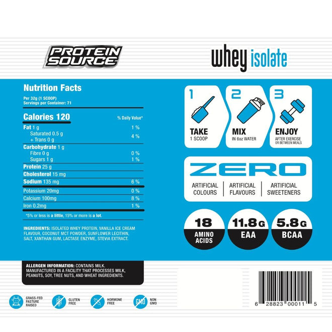 Protein Source ISOWHEY PROTEIN, 5lb