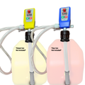 Gas & Diesel Pump Pack - PumpMatic Super Gas Pump Fuel Transfer Pump for Gas, Diesel, Kerosene + 3 Power Sources w/ 4.25ft Hose Siphon
