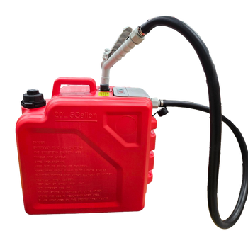 *New* PumpMatic Fast Flow Gas Can System - Heavy Duty Rubber Hose, LED Display, Multi-Power Options for Cars, Boats & Equipment