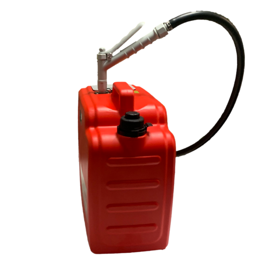 *New* PumpMatic Fast Flow Gas Can System - Heavy Duty Rubber Hose, LED Display, Multi-Power Options for Cars, Boats & Equipment