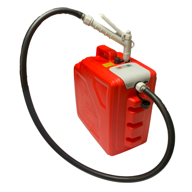 *New* PumpMatic Portable Fuel Station – Heavy Duty Rubber Hose, Multi-Power Refueling System