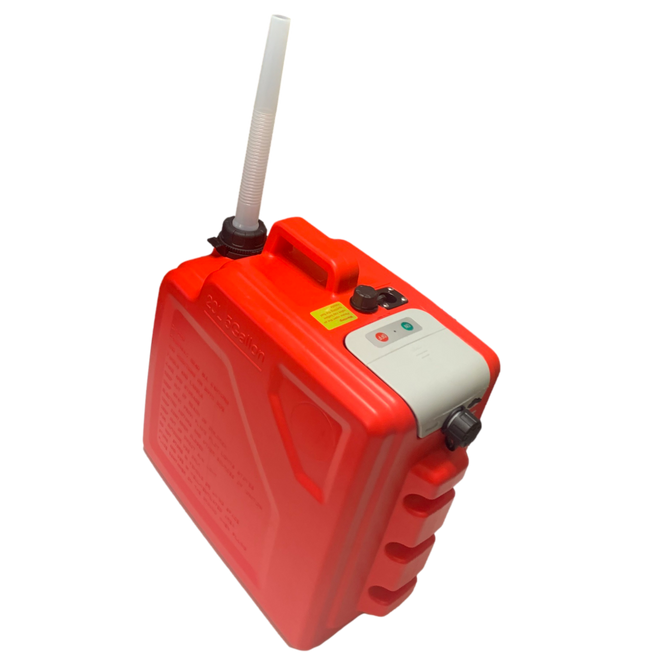 *New* PumpMatic Portable Fuel Station – Heavy Duty Rubber Hose, Multi-Power Refueling System