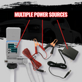 PumpMatic Super Gas Pump Fuel Transfer Pump for Gas, Diesel, Kerosene + 3 Power Sources w/ 4.25 Ft Hose