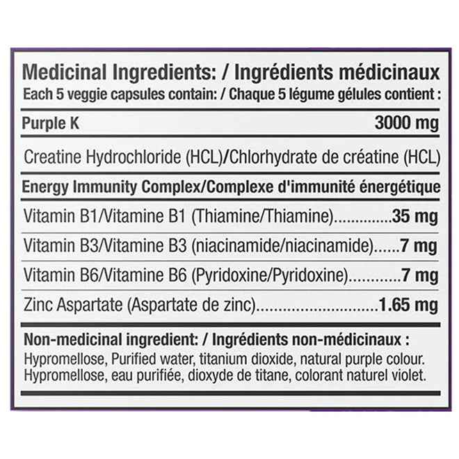 PURPLE-K CREATINE, 150 VCaps