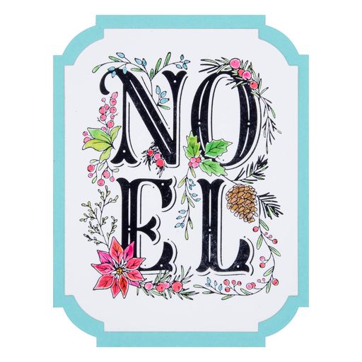 Festive Noel Press Plate from the BetterPress Christmas Collection