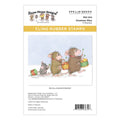Drummer Mice Cling Rubber Stamp Set from the House-Mouse Holiday Collection