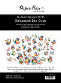 Rainbow Village Birds Embossed Die Cuts 35350