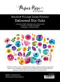 Rainbow Village Large Floral Embossed Die Cuts 35436