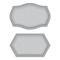 Pierced Mini Labels Etched Dies from the Bibi's Snowflakes Collection by Bibi Cameron
