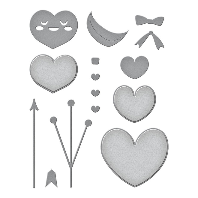 Gnome Drive Hearts for You Etched Dies from the Gnome Drive Collection