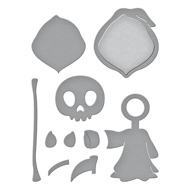 Dancin' Grim Etched Dies from the Dancin' Halloween Collection