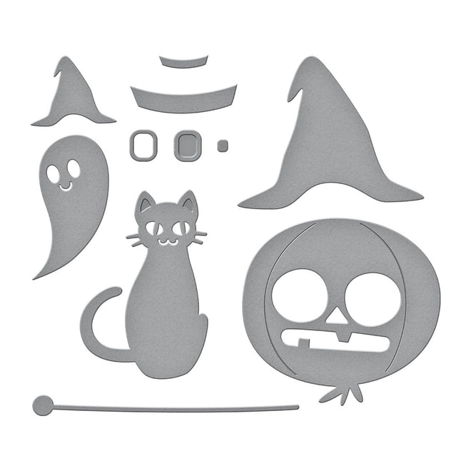 Gnome Drive Halloween Etched Dies from the Gnome Drive Collection