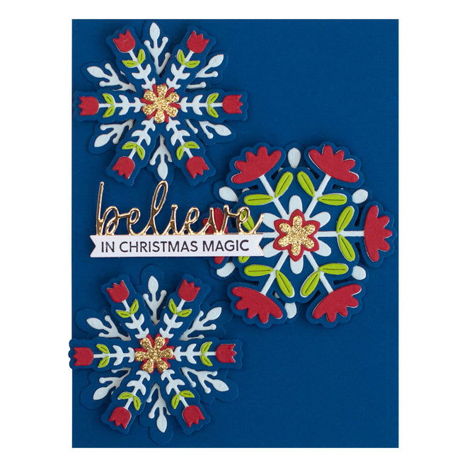 Delicate Snowflakes Etched Dies from the Bibi's Snowflakes Collection by Bibi Cameron