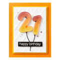 Birthday Balloons Etched Dies from the Monster Birthday Collection