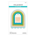 Make a Wish Arch Labels Etched Dies from the Monster Birthday Collection