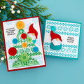 Gnome Hugs Etched Dies from the Holiday Hugs Collection by Stampendous