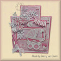 Nellie's Choice Shape Die - Girl/Boy Flags