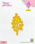 Nellie's Choice Shape Die - Garden - Branch With Leaves
