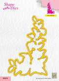 Nellie's Choice Shape Die - Flower Corner 2