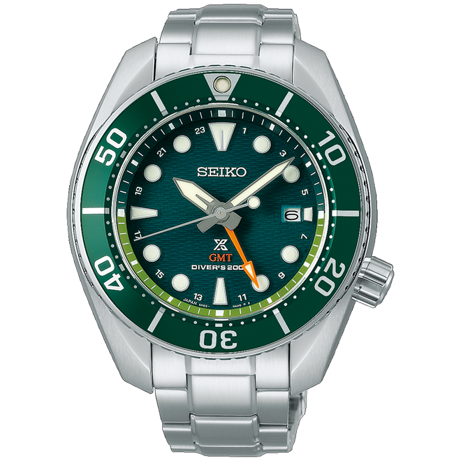 SEIKO Prospex 'Solar Sumo' Diver GMT Green | SFK003