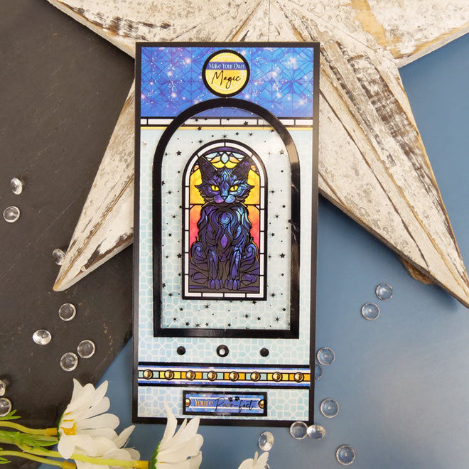 Stained Glass Mystical Worlds Luxury Topper Collection