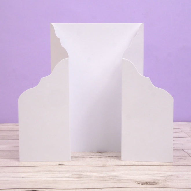Luxury Shaped Card Blanks & Envelopes - Fancy Gatefold