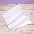 Luxury Shaped Card Blanks & Envelopes - Three-Tier Folding Steps