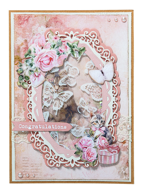 SL Designer Paper Pad Background Paper A Cat's Secret 36 Sheets