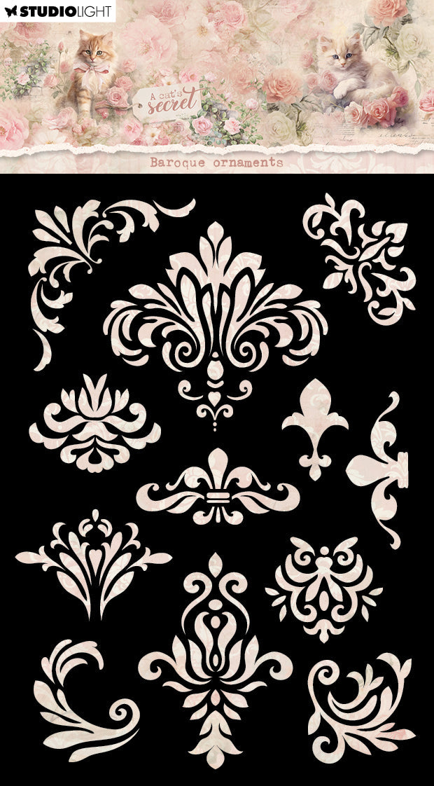 SL Mask Baroque Ornaments A Cat's Secret 1 Pieces