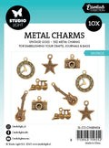 SL Metal Charms Vintage Consumables 10 PC