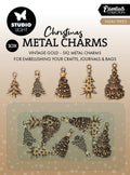 SL Metal Charms Christmas Trees Essentials 10 Pieces