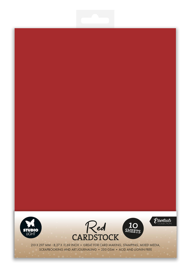 SL Paper Set Christmas Red Consumables 10 Sheets