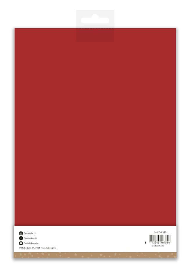 SL Paper Set Christmas Red Consumables 10 Sheets