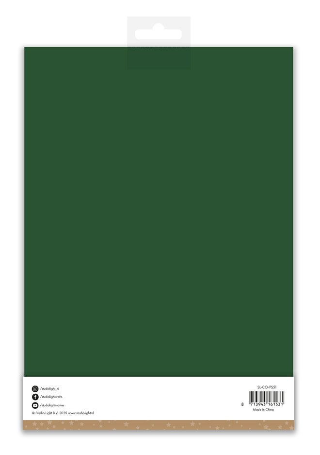SL Paper Set Christmas Green Consumables 10 Sheets