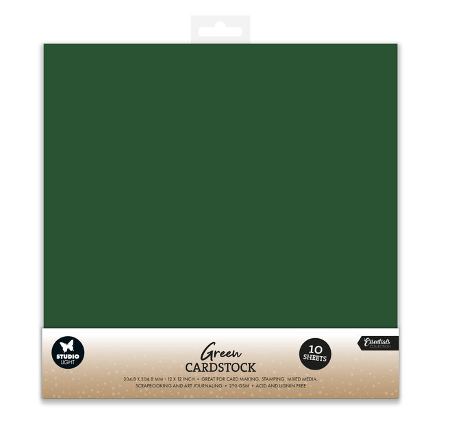 SL Paper Set Christmas Green Consumables 10 Sheets