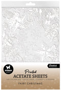 SL Acetate Sheets Snow, Fairies & Stars Essentials 6 Sheets