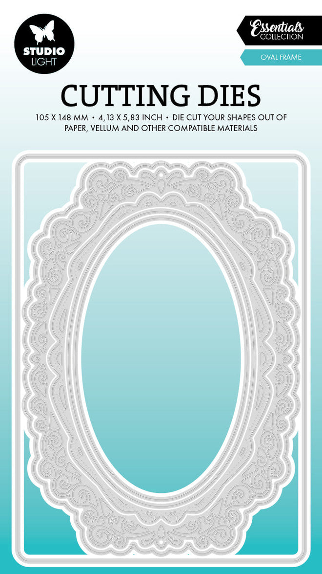 SL Cutting Die Oval Frame Essentials 6 Pieces