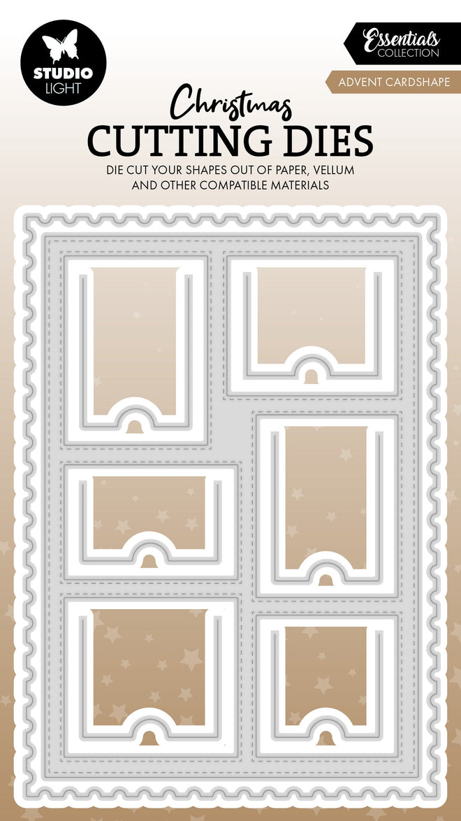 SL Cutting Die Advent Cardshape Essentials 8 Pieces