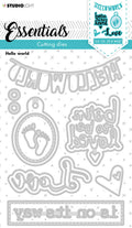 SL Cutting Die Hello World Essentials 105x148x1mm 1 PC nr.170